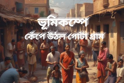 গভীর রাতে ভূমিকম্প কেঁপে উঠল গোটা গ্রাম