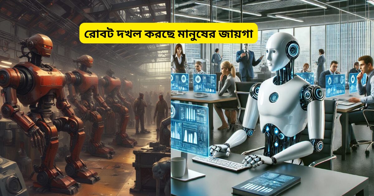 রোবট-এর জন্য মানুষ  হারাচ্ছে চাকরি !